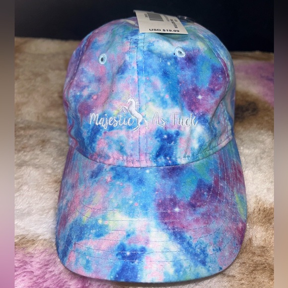 Spencer's Accessories - Majestic AF Galaxy Unicorn Hat
